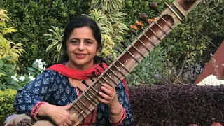 Raatan lambiyaan (Shershaah) sitar cover by Hema Grover. (10k views special)