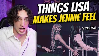 Things Lisa Makes Jennie Feel Part 2 😳🔥 - REACTION !!!