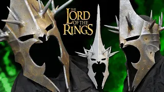 How to Make a LOTR Witch King Helmet - Free Foam PDF Templates - Nazgul Morgul Lord Cosplay