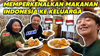 REAKSI KELUARGAKU GIMANA YA😊 | MAKAN MAKANAN INDONESIA BARENG KELUARGAKU