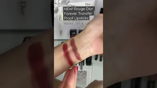 New Rouge Dior Forever Transfer Proof Lipsticks | shades 720 & 300