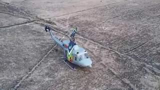 First Flight.  jjrc m03 on scale UH-1N