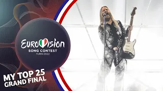 Eurovision 2022: My Top 25 of the Grand Final (Full Rankings)