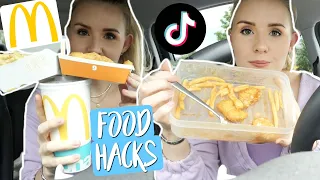 CRAZY!  😜Die verrücktesten MC DONALDS HACKS 🍔 von TIK TOK im LIVE TEST! Soßen mixen - 👍 oder ?