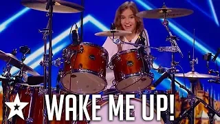 Kid Drummer Plays Avicii - Wake Me Up on ČESKO SLOVENSKO MÁ TALENT | Got Talent Global