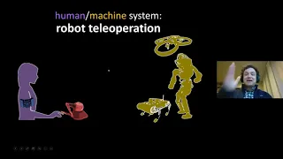 Toward Telelocomotion: contact-rich robot dynamics and human sensorimotor control