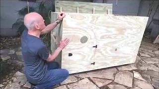 How to make floor-heated dog house