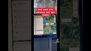 Adresse an den Tesla senden? So gehts!