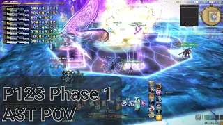 FFXIV: Endwalker P12s (Savage) Phase 1 + Transition - AST POV [PS5]