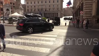 Blinken a Roma, arrivato a Palazzo Chigi per incontrare il presidente Draghi