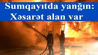 TƏCiLİ: Sumqayıtda yanğın Xəsarət alan var