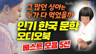 [그 많던 싱아는 누가 다 먹었을까│인기 한국 문학 오디오북 베스트 5선] 마음이 편해지는 책듣고 힐링하기│오디오북 책읽어주는여자 Korea Reading Books