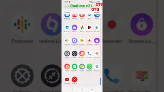 otg connection in realme c21
