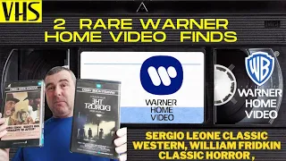 2 RARE FINDS !! WARNER HOME VIDEO 📼1ST RELEASE ON HOME VIDEO 📼🎥👍🏻