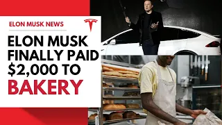 Tesla's Sweet Redemption: Elon Musk Settles $2000 Debt with Bakery!