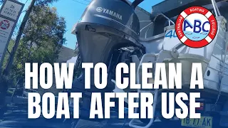 Boating 101: How to Clean a Boat After Use | ABC Boating Sydney