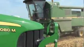 Żniwa 2012 na Lubelszczyźnie | John Deere 1055 / 5080M | Ursus c360 | MF 255 | Wielton / Autosan|