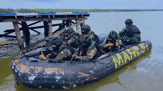 TNI- AL  AGATS ASMAT PAPUA | TIMIKA KOMANDO LATIHAN PERTEMPURAN | TNIAL 🇮🇩