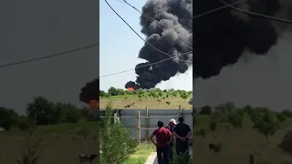 В шымкенте сгорел запровка