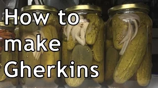 How to make traditional German Gherkins - Essiggurken