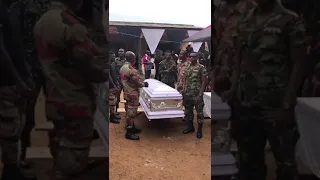 Felix Lartey table tennis star...Father's funeral