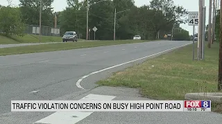 High Point neighbors concerned with traffic violations on busy road