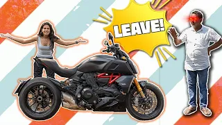 WHY ARE VILLAGERS DOING THIS ? | Ducati Diavel 1260S