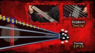 Paul Gray of Slipknot: "Duality" Animated Bass Tablature