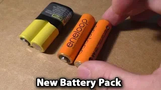 Battery Pack REBUILD with NEW Eneloops Cordless Screwdriver Drill fix dead repair electronics SKIL