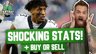 Fantasy Football 2021 - Shocking Stats from 2020 + Buy or Sell, Gut Punches - Ep. #1029