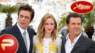 Cannes 2015 - Benicio del Toro, Emily Blunt et Josh Brolin pour le film "Sicario"