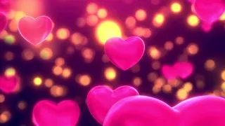 Falling Hearts Background | Valentine | Wedding | Love | Romantic | Animation | Video | Free