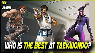 Top 30 Taekwondo Fighting Game Characters!!