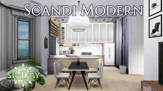 Scandi Modern Apartment | The Sims 4 Stop Motion Speed Build