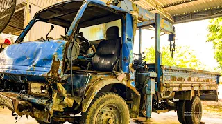 Self-Propelled Crane Truck Restoration Project // Repairing Power Steering Box And Hydraulic Cranes