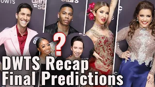 Dancing With the Stars Week 10 Recap & Final Predictions!