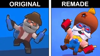 ALL #BRAWLIDAYS FREE SKINS (2019-2020-2021) vs BETA ORIGINAL BRAWLERS | Brawl Stars Animations