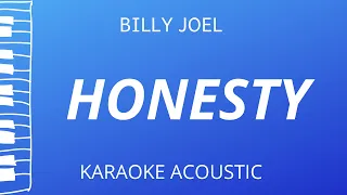 Honesty - Billy Joel (Karaoke Acoustic Piano)