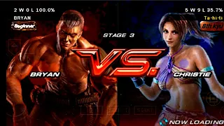 Tekken 6 Bryan vs Christie Fight Gameplay