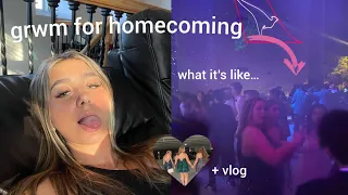 grwm for homecoming dance + vlog (junior year)