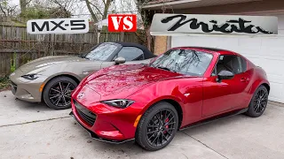 2024 Miata Soft Top VS RF: One Miata is not like the other (Driving Impressions)