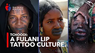 African Women of the Fulani So Strong That They Use Gum Lip Tattoos as Lipstick | Tchoodi