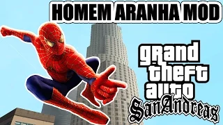 COMO INSTALAR O HOMEM ARANHA MOD NO GTA SAN ANDREAS