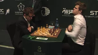 Levon Aronian vs Magnus Carlsen FIDE World Blitz Championship 2017 Round 21