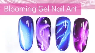 Easy Nail Art Designs with Blooming Gel