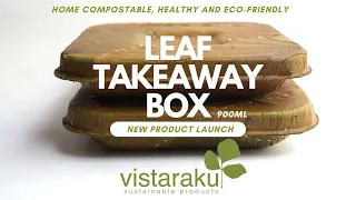 Eco-friendly Leaf Takeaway Box- Vistaraku Sustainable products #healthyfood