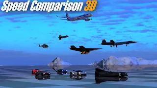 Speed Comprison 3D - Fastest Objects Comparison | 2024