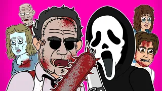 ♪ GHOSTFACE vs LEATHERFACE THE MUSICAL - Animated Parody Song