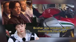 When Bobo has to sold his motorcycle, because of his anxious brother?🦁🐰💚❤️.