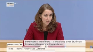 Parteipräferenz von Zuwanderern: Pressekonferenz zur Vorstellung der Studie am 16.11.2016